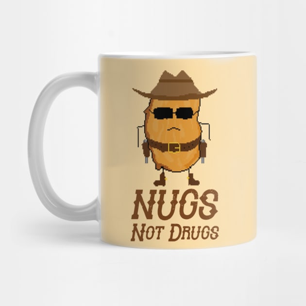 Nugs Not Drugs - cowboy pixelart by nurkaymazdesing